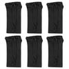 GUGULUZA Extra-Thick Gun Socks for Pistols, Pistol Sock for Handgun, 6 Pack Knit Silicone Treated Handgun Sleeve for Revolver, Drawstring Closure, Anti-Rust (Black) view 4