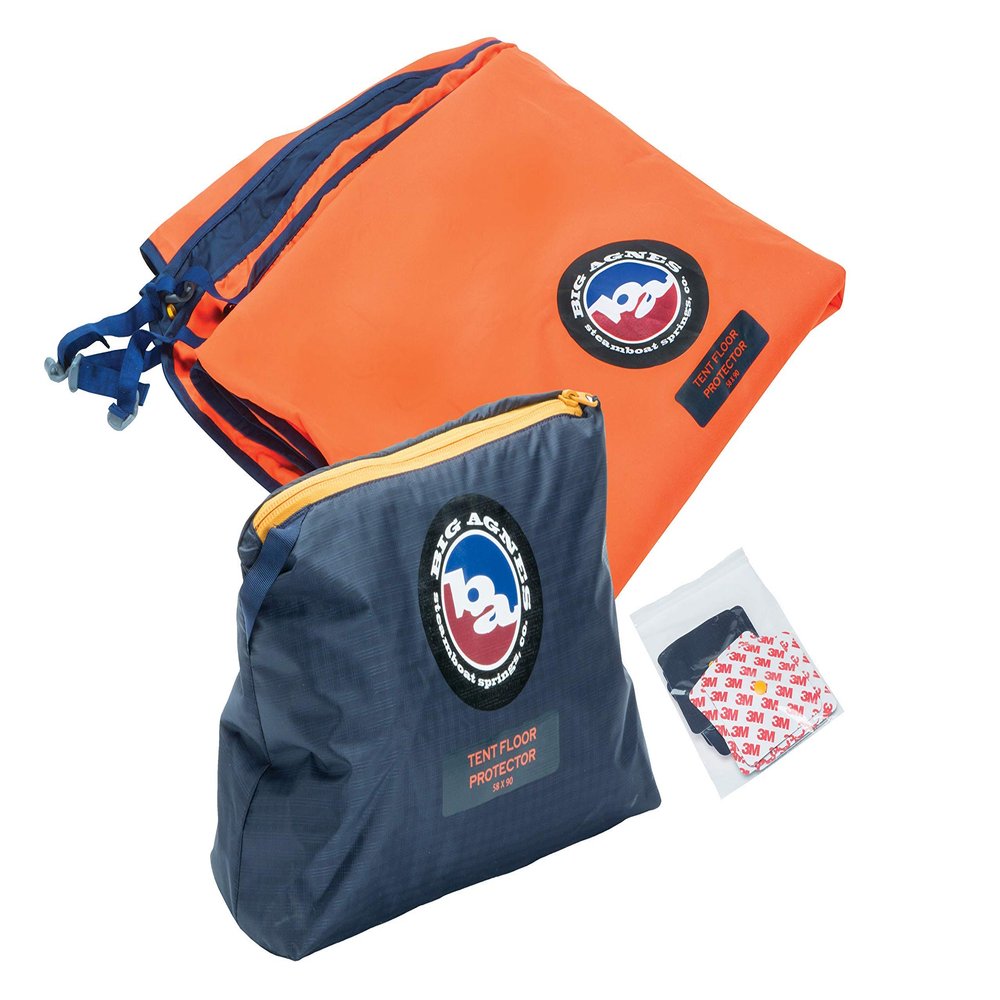 Big Agnes Tent Floor Protector, 90X90, Orange/Navy