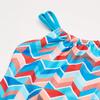 Kanu Surf Girls' Big Ruby Chevron Beach Sport 1-Piece Swimsuit, Blue, 8 view 3