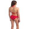 Kanu Surf Toddler Girl's Morgan Ruffle Halter Bikini 2-Piece Swimsuit, Pink, 2T, Morgan Red Floral, 4T view 4
