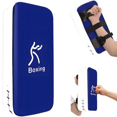 LuiceABC One Karate Taekwondo Boxing Kick Punch Adjustable Soft Shield Durable MMA Training Thai Pad for Boxing, Training and Protecting Your Palm, Wrist and Decreasing The Shock (Blue)