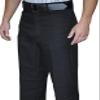 Smitty | BKS-275 | Black 100% Polyester Flat Front Official's Pants with Western Cut Pockets and Belt Loops (32) view 1