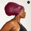 SOUL CAP - Large Swimming Cap for Long Hair - Designed for Long Hair, Dreadlocks, Weaves, Hair Extensions, Braids, Curls & Afros - Women & Men - Silicone (Burgundy, XXL) view 3