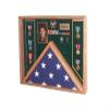 Deluxe Combo Awards Flag Display Case view 1