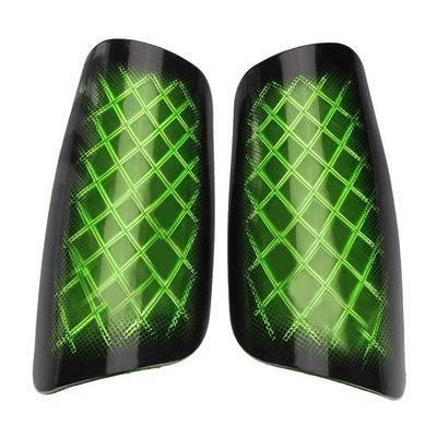 Dioche Sports Shin Guards, Shockproof Adult Soccer Ball Shin Guards Legs Protector (1 Pair) (Green)
