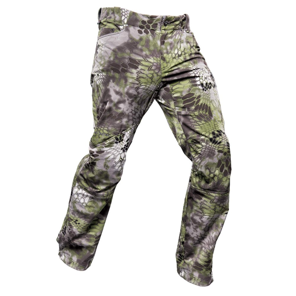 Kryptek Mens Tora Pant, Stretch, Water Shedding, Breathable, Internal Knee Pad Stealthy Camo Pant, Altitude - 36X35