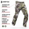 Kryptek Mens Tora Pant, Stretch, Water Shedding, Breathable, Internal Knee Pad Stealthy Camo Pant, Altitude - 36X35 view 3