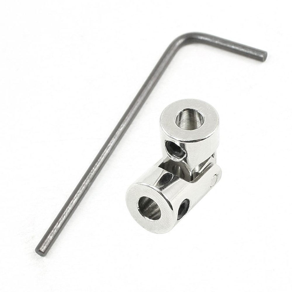 Aexit Airplane Model Electrical equipment Rotatable 4mm to 4mm Universal Joint w Connector Shaft