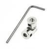 Aexit Airplane Model Electrical equipment Rotatable 4mm to 4mm Universal Joint w Connector Shaft view 1