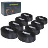 Seamander Tie Down Straps,1 inch x 12ft Lashing Strap Cam Straps Fits for Surfboard Kayak SUP Cargo Tie Down 8pk (Black) view 1