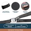 Seamander Tie Down Straps,1 inch x 12ft Lashing Strap Cam Straps Fits for Surfboard Kayak SUP Cargo Tie Down 8pk (Black) view 2