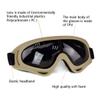 AOUTACC Airsoft Protective Gear Set, Half Face Mesh Mask with Ear Protection and Tactical Goggles for Adult Men Women BBS Paintball Shooting CS Survival Games Cosplay (MC02) view 3
