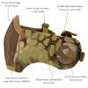 AOUTACC Airsoft Protective Gear Set, Half Face Mesh Mask with Ear Protection and Tactical Goggles for Kid Adult Men Women BBS Paintball Shooting CS Survival Games Cosplay (MA) view 2