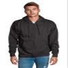 Zeratova Zip Up Hoodie Men, Full Zipper Long Sleave Hooded Sweatshirt Fleece Jacket Men, Winter Warm Pullover with Kangaroo Pocket Charcoal Black, Small view 1