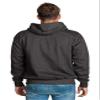 Zeratova Zip Up Hoodie Men, Full Zipper Long Sleave Hooded Sweatshirt Fleece Jacket Men, Winter Warm Pullover with Kangaroo Pocket Charcoal Black, Small view 2