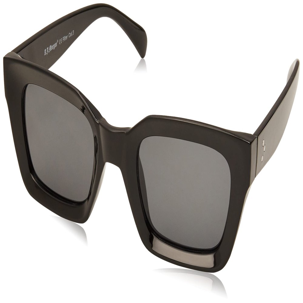 A.J. Morgan unisex adult Potent Sunglasses, Black, 48 mm US