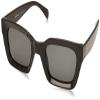 A.J. Morgan unisex adult Potent Sunglasses, Black, 48 mm US