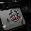 Bounty Hunter US Flag 100% Embroidered Morale Patch - Hook Backed by NEO Tactical view 2