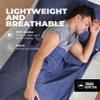 Tough Outdoors Sleeping Bag Liner - Adult Sleep Sack & Travel Sheets for Hotel - Travel Sleep Sack Backpacking & Camping - Sleeping Bag Liners - Hotel Bed Covering for Traveling view 4