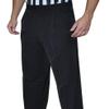 Smitty | BKS-281 | Premium Lightweight 4-Way Stretch Black Pleated Official's Pants | Slash Pockets | Basketball Wrestling | Referee's Choice! (34) view 1