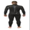 Cressi Fast 7 mm Monopiece Wetsuits, Black/Blue, 7 mm, 3XL view 3