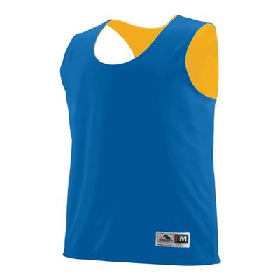 Augusta Sportswear Reversible Wicking Tank Royal/Gold 3XL