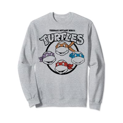 Teenage Mutant Ninja Turtles TMNT Group Circle Sweatshirt Sweatshirt