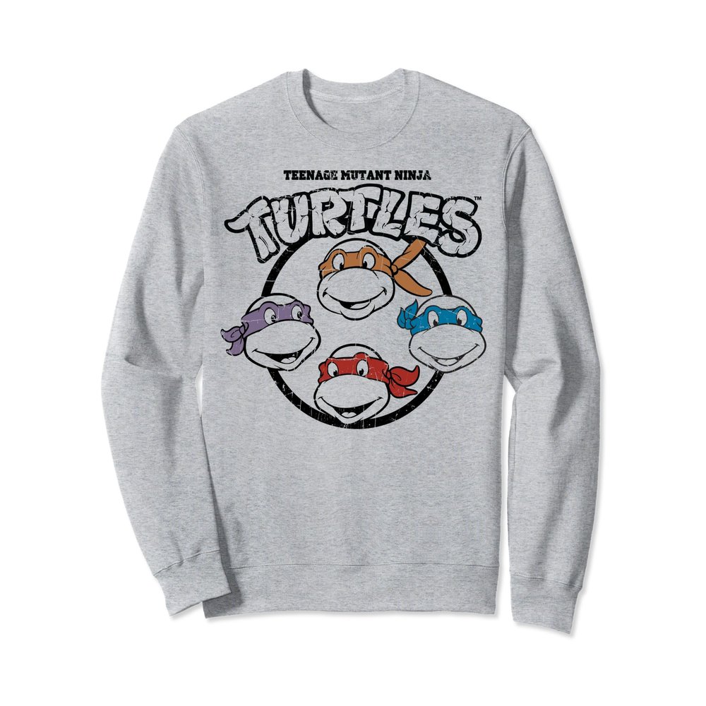 Teenage Mutant Ninja Turtles TMNT Group Circle Sweatshirt Sweatshirt