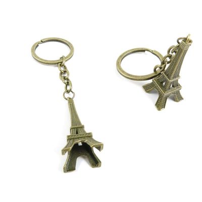 5 Items Keychain Keyring Key Tags Chains Rings Jewelry Bag Charms L3PW4 Paris Eiffel Tower