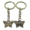 20 Items Keychain Keyring Key Tags Chains Rings Jewelry Bag Charms AA442 Butterfly view 1