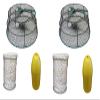 KUFA Sports 2-Pack Vinyl Coated Crab Ring Trap with Crabbing Accessory Combo-(CT79+FYM403) X2 view 1