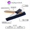 MadSportsStuff Performance Baseball Softball Belt (Youth, Navy) view 3
