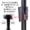 Panaracer BFP-02AGEZ2-S Bicycle Air Pump, One-Touch Installation, Adjustable Air Pressure, Compatible with All Valves, Silver, Aluminum view 4