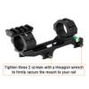 ohhunt Scope Mount 1 inch 30mm Picatinny Scope Mounts Rings QD Quick Release with Scope Level view 2