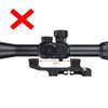 ohhunt Scope Mount 1 inch 30mm Picatinny Scope Mounts Rings QD Quick Release with Scope Level view 3