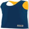 Augusta Sportswear Youth Reversible Wicking Tank M Navy/Gold view 1