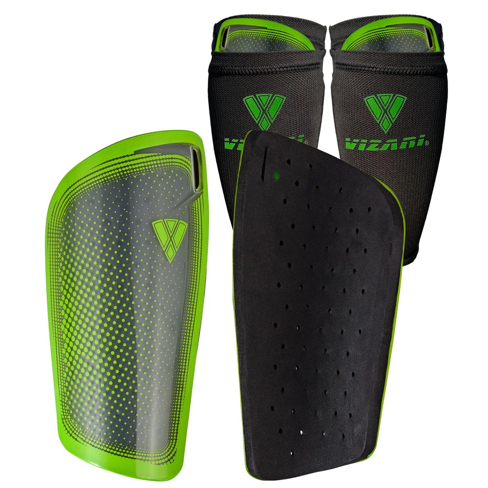 Vizari Atletico Soccer Shinguard with Compression Sleeve, Small