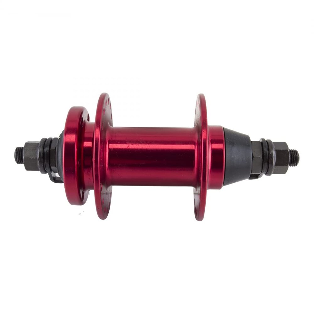 SE BIKES Om Duro Bicycle Hub in Anodized Red - Front 36 x 110 x 3/8 - KT - K88F
