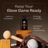 SARNA BASEBALL Glove Oil, 8 Oz  Break in Faster & Soften Leather Without Grease  Lanolin-Based Formula Helps Prevent Deterioration  Leather Oil for Gloves & Mitts Made in USA view 3