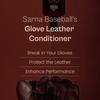 SARNA BASEBALL Glove Conditioner, Liquid, 8 Oz  Break in Faster, Keep Leather Maintained  Water-Based, Non-Darkening, No Sticky Residue  Glove Conditioner for Mitts & Softball Gear Made in USA view 2