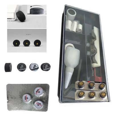 Premium Pool Cue Repair Tip Kit-1 Tip Clamp, 2 Cue Tip Shaper, 6 Medium Cue Tips
