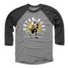 500 LEVEL Bryan Rust Tee Shirt (Baseball Tee, XXX-Large, Black/Heather Gray) - Pittsburgh Raglan Tee - Bryan Rust Emblem Y WHT view 1