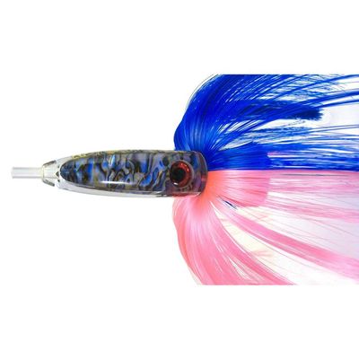 Bost #39 Wahoo Witch Trolling Lure, Blue, Green Purple, Red, Black
