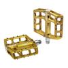 NC-17 Sudpin IV XL TNT Aluminium Platform Pedals / Mountain Bike Pedal / BMX Pedal / Flat Height 17.7 mm / Fail Safe System / Precision Bearing + Cr-Mo Axle / Includes Replacement Pins, Gold, XL view 2