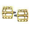 NC-17 Sudpin IV XL TNT Aluminium Platform Pedals / Mountain Bike Pedal / BMX Pedal / Flat Height 17.7 mm / Fail Safe System / Precision Bearing + Cr-Mo Axle / Includes Replacement Pins, Gold, XL view 4