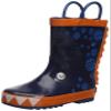 Northside Kid's 3D Dino Boot, Blue/Orange, 5 M US Toddler view 1
