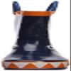 Northside Kid's 3D Dino Boot, Blue/Orange, 5 M US Toddler view 2