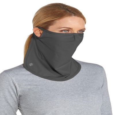 Coolibar UV Face Shield - UPF 50+ Sun Protection - Crestone in Charcoal