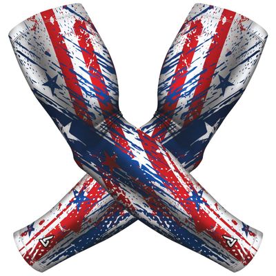 B-Driven Sports UV Arm Sleeves - Sun Protection UPF 50+ UV Compression Arm Sleeves Cooling for Baseball Basketball Football