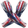 B-Driven Sports UV Arm Sleeves - Sun Protection UPF 50+ UV Compression Arm Sleeves Cooling for Baseball Basketball Football view 1